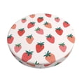 thumbnail image 1 of Fotbe Hand Drawn Strawberry Stool Covers Round,Waterproof Round Bar Stool Covers Bar Chair Covers Washable Stool Cushion Slipcover for 12-14 Inch Chair-13 inch, 1 of 7