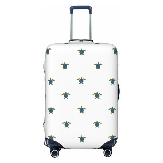 Fotbe Hand Drawn Turtle Luggage Cover Protector,Suitcase Protector,Scratch and Dirt Resistant,Fits 18-32 Inch Luggage-Medium