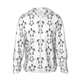 thumbnail image 1 of Fotbe Hand Drawn Turtle Men's Women's UPF 50+ Sun Protection Jacket Hooded Cooling Shirt with Pockets Hiking Outdoor Performance-Small, 1 of 9