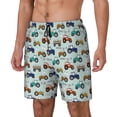 thumbnail image 1 of Fotbe Hand drawn tractors Men’s Swim Trunks Quick Dry Swim Shorts Board Shorts with Mesh Lining-Medium, 1 of 6