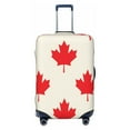 thumbnail image 1 of Fotbe Happy Canada Day Luggage Cover Protector,Suitcase Protector,Scratch and Dirt Resistant,Fits 18-32 Inch Luggage-Large, 1 of 9