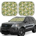 thumbnail image 1 of Fotbe Happy Easter 2-Piece Car Windshield Sun Shade | Sun Blocker for Car Windshield | Foldable Automotive Interior Accessories for Sun Protection-Medium, 1 of 7