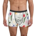 thumbnail image 1 of Fotbe Happy Easter Men’s Total Support Pouch Boxer Briefs, X-Temp Cooling, Moisture-Wicking Underwear, Regular, Long-leg and Trunk-XX-Large, 1 of 5