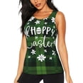 thumbnail image 1 of Fotbe Happy Easter Womens Loose Fit Casual Flowy Slim-Fit Tank Tops Athletic Round Neck Trendy Sleeveless Summer Tops for Gym and Yoga-Small, 1 of 7