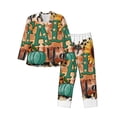 thumbnail image 1 of Fotbe Happy Fall Y'All Pattern Long Sleeve Pajama Set for Men,Sleepwear Set,2-piece Loungewear Set,Soft PJs Comfy Nightwear with Pockets-X-Large, 1 of 7