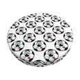 thumbnail image 1 of Fotbe Happy Football Stool Covers Round,Waterproof Round Bar Stool Covers Bar Chair Covers Washable Stool Cushion Slipcover for 12-14 Inch Chair-, 1 of 7