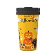 thumbnail image 1 of Fotbe Happy Halloween1 Printed Insulated Travel Coffee Mug Spill Proof Leak Proof Stainless Steel Coffee Tumbler Reusable Coffee Cups with Lids Thermos, 1 of 8
