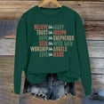 thumbnail image 1 of Women's Trendy Pullover Hoodie Letter Print Round Neck Top For Fall & Winter Cute Fashion Top Blouse Top Light Sweatshirt Fall Tunic Crop Set Junior Vintage Sweater Clothes Shopping Casual Top Dresses, 1 of 3
