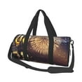 thumbnail image 1 of Fotbe Happy New Year Pattern Foldable Sports Gym Bag with Wet Dry Pocket, Ultralight Travel Bag, Large Capacity Duffel Bag, Splash Proof Carry on Bag, Overnight Bag, Weekender Bag, 1 of 8