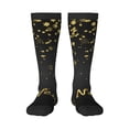 thumbnail image 1 of Fotbe Happy New Year print Women's Men's Novelty Crew Socks Cotton Socks Knee High Socks for Walking,Running,Nurses,Pregnancy, 1 of 8