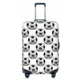 thumbnail image 1 of Fotbe Happy Soccer Luggage Cover Protector,Suitcase Protector,Scratch and Dirt Resistant,Fits 18-32 Inch Luggage-Medium, 1 of 9