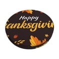 thumbnail image 1 of Fotbe Happy Thanksgiving 1 Stool Covers Round,Waterproof Round Bar Stool Covers Bar Chair Covers Washable Stool Cushion Slipcover for 12-14 Inch Chair-13 inch, 1 of 7