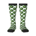 thumbnail image 1 of Fotbe Happy Watermelon print Women's Men's Novelty Crew Socks Cotton Socks Knee High Socks for Walking,Running,Nurses,Pregnancy, 1 of 8