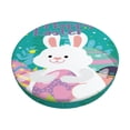 thumbnail image 1 of Fotbe Happy easter Pattern Stool Covers Round,Waterproof Round Bar Stool Covers Bar Chair Covers Washable Stool Cushion Slipcover for 12-14 Inch Chair-13 inch, 1 of 7