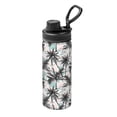 thumbnail image 1 of Fotbe Hawaii Palms Pattern 18 Oz Sports Insulated Kettle Vacuum Cup Stainless Steel Travel Mug Cup Thermal Flask,Insulated Kettle for Cycling Gym Basketball Outdoor, 1 of 7