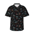 thumbnail image 1 of Fotbe Hawaiian Style Hawaiian Shirt for Men Unisex Summer Beach Casual Short Sleeve Cotton Linen Button Down Shirts-XX-Large, 1 of 5