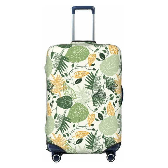 Fotbe Hawaiian Style Luggage Cover Protector,Suitcase Protector,Scratch and Dirt Resistant,Fits 18-32 Inch Luggage-Large
