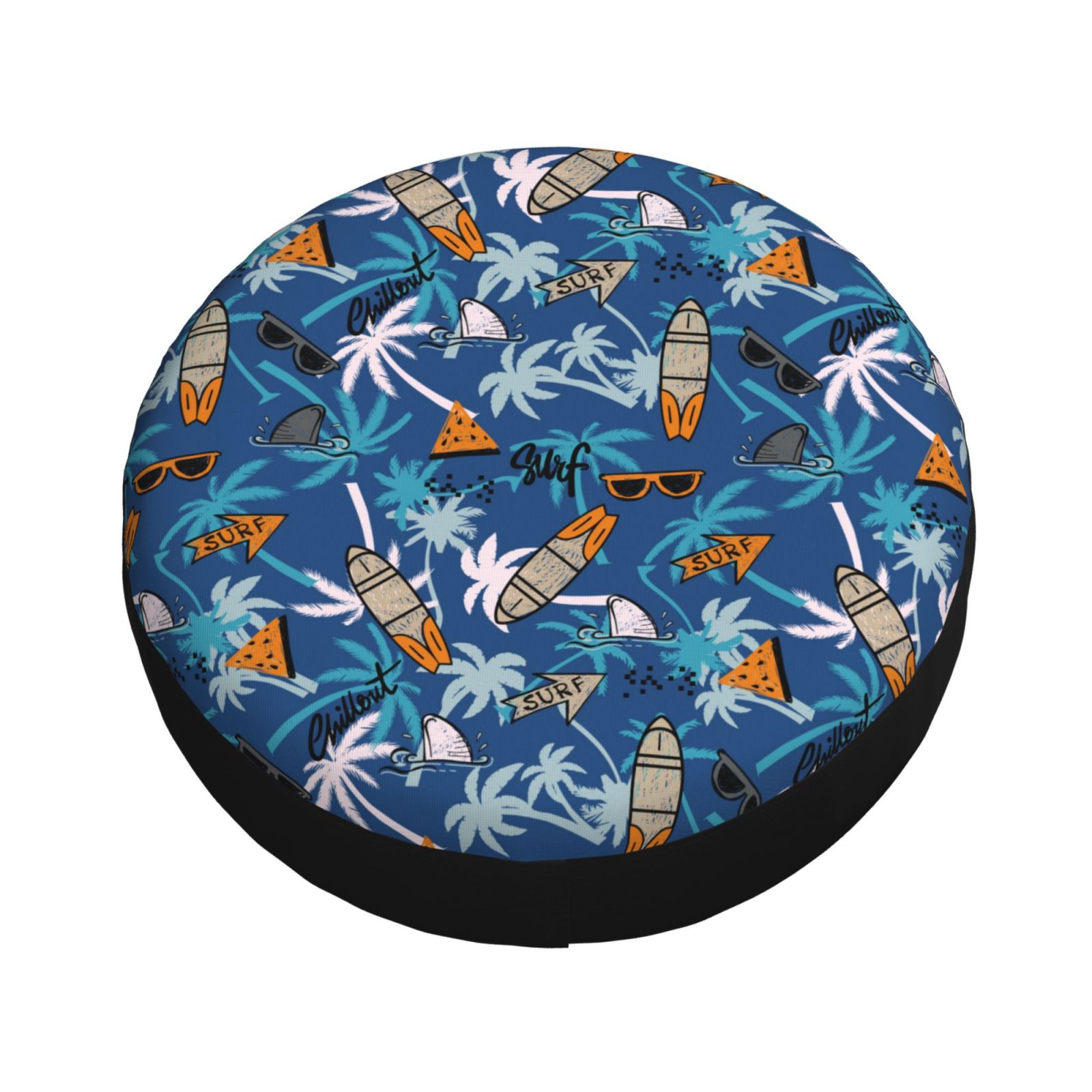 Fotbe Hawaiian Style Spare Tire Cover Thickening Universal Fit for Jeep ...