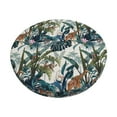 thumbnail image 1 of Fotbe Hawaiian Style Stool Covers Round,Waterproof Round Bar Stool Covers Bar Chair Covers Washable Stool Cushion Slipcover for 12-14 Inch Chair-12 inch, 1 of 7