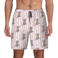 thumbnail image 1 of Fotbe Heart Cat Men’s Swim Trunks Quick Dry Swim Shorts Board Shorts with Mesh Lining-XX-Large, 1 of 9