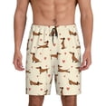 thumbnail image 1 of Fotbe Heart Dachshund Pajama Shorts for Men, Men's Pajama Bottoms, Sleepwear,Short Pajama Pants-3X-Large, 1 of 9