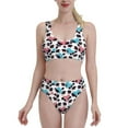 thumbnail image 1 of Fotbe Heart Panda Women's High Waisted Bikini Tankini Sets Two Piece Bathing Suits High Cut Scoop Neck Swimsuit-X-Large, 1 of 8