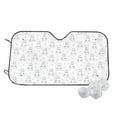 thumbnail image 1 of Fotbe Heart Rabbit Car Windshield Sunshade | Sun Visor Protector Front Window Shade, Keeps Out UV Rays, Keeps Your Vehicle Cool-Medium, 1 of 7
