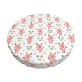 thumbnail image 1 of Fotbe Hello Rabbit Stool Covers Round,Waterproof Round Bar Stool Covers Bar Chair Covers Washable Stool Cushion Slipcover for 12-14 Inch Chair-14 inch, 1 of 7