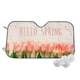 thumbnail image 1 of Fotbe Hello Spring Car Windshield Sunshade | Sun Visor Protector Front Window Shade, Keeps Out UV Rays, Keeps Your Vehicle Cool-Medium, 1 of 7