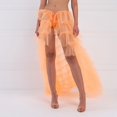 thumbnail image 1 of Ladies Fashion Casual Tail Sexy Flowing Mesh Pleated High Waist Skirt Casual Skirt Mesh Skirts for Women Hoop Skirt Petticoat Dance Skirts for Girls Two Piece Skirt Set for Women Hangers for Skirts, 1 of 2