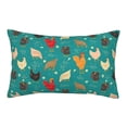 thumbnail image 1 of Fotbe Hens And Rooster Pillow Cases - Envelope Closure - Luxury, Extra Soft, Cooling Pillow Covers - Wrinkle, Fade, Stain Resistant-16"x24", 1 of 8