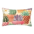 thumbnail image 1 of Fotbe High Detail Succulent And Cactus Pillow Cases - Envelope Closure - Luxury, Extra Soft, Cooling Pillow Covers - Wrinkle, Fade, Stain Resistant-, 1 of 9
