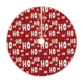 thumbnail image 1 of Fotbe Ho-Ho-Ho Pattern Christmas Tree Skirt, Tree Skirts Plush Christmas Decorations, Christmas Tree Skirts Xmas Decorations Holiday Party Decor-36", 1 of 6
