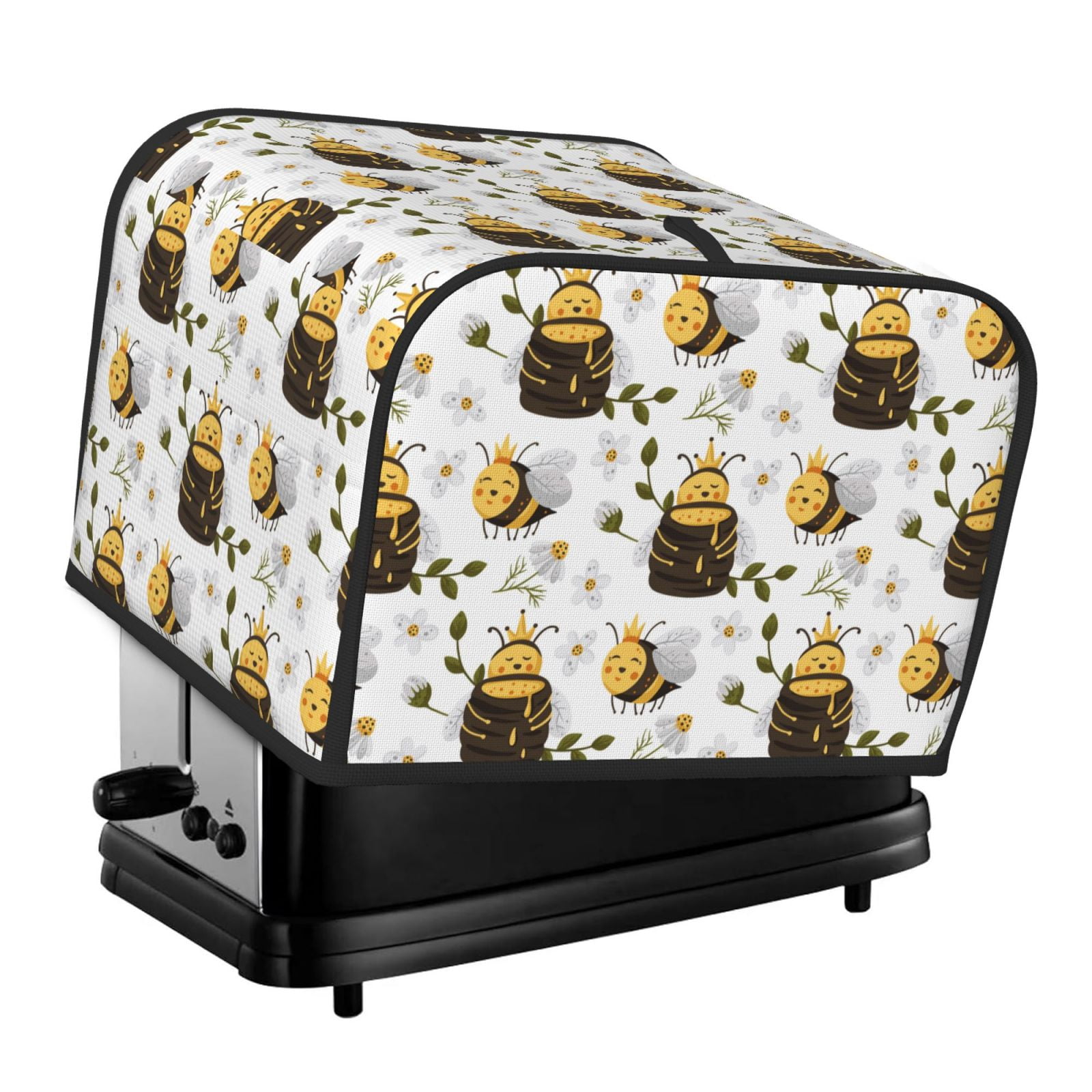 Fotbe Honey Bee Insect for Four Slice Toaster Cover, Fingerprint ...