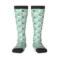thumbnail image 1 of Fotbe Horse And Flower print Women's Men's Novelty Crew Socks Cotton Socks Knee High Socks for Walking,Running,Nurses,Pregnancy, 1 of 8