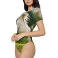 thumbnail image 1 of Fotbe Horse Rearing Up In The Field Women's Crew Neck Short Sleeves Bodysuit Tops Round Neck Slim Sleeveless Soft Comfortable Basic-Medium, 1 of 7
