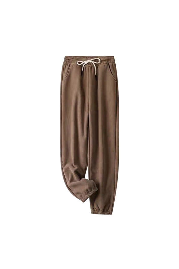 Women's Casual Sweatpants And Thick Thermal Pants Casual Pants Women Elastic Waist Pant Romper for Women Casual Straight Leg Sweatpants Trousers Pants Women Wide Leg Dress Pants for Women Business