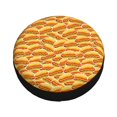 thumbnail image 1 of Fotbe Hot Dogs Spare Tire Cover Thickening Universal Fit for Jeep, Trailer, RV, SUV, Truck, Tough Tire Wheel Soft Cover-16 inch, 1 of 8