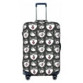 thumbnail image 1 of Fotbe Husky Luggage Cover Protector,Suitcase Protector,Scratch and Dirt Resistant,Fits 18-32 Inch Luggage-Small, 1 of 9