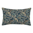Fotbe Indian Paisley 2 Pillow Cases Envelope Closure Luxury, Extra