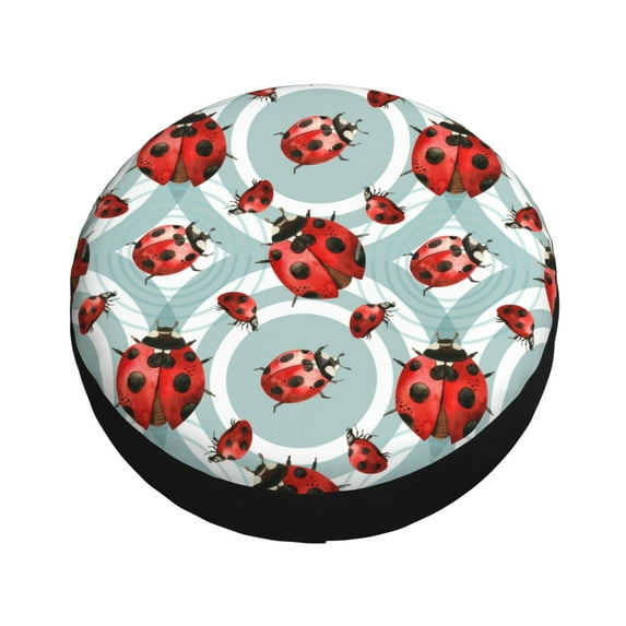 Fotbe Insects Spare Tire Cover Thickening Universal Fit for Jeep, Trailer, RV, SUV, Truck, Tough Tire Wheel Soft Cover-14 inch