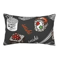 thumbnail image 1 of Fotbe Japanese Sushi Hashi Pillow Cases - Envelope Closure - Luxury, Extra Soft, Cooling Pillow Covers - Wrinkle, Fade, Stain Resistant-14"x20", 1 of 9