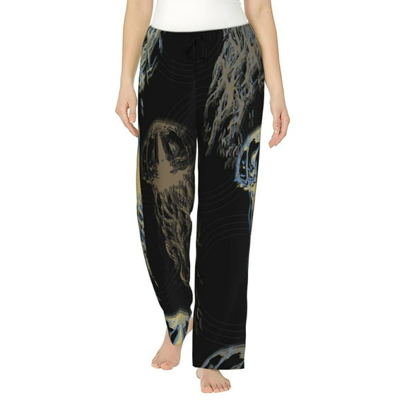 Fotbe Jellyfish Women's Pajama Pants,Sleepwear Pants,Pj Bottoms Drawstring And Pockets-Medium