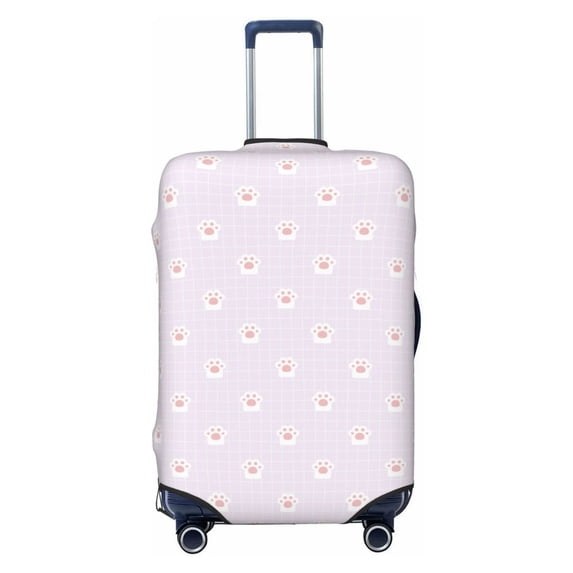 Fotbe Kawaii Cat Paw Luggage Cover Protector,Suitcase Protector,Scratch and Dirt Resistant,Fits 18-32 Inch Luggage-Medium