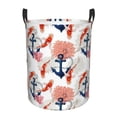 thumbnail image 1 of Fotbe Koi Fish And Corals Laundry Basket with Handles, Waterproof Large Laundry Hamper, Wash Bag for Corner Dorm, Rolling Laundry Basket with Handles-Small, 1 of 8