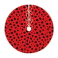 thumbnail image 1 of Fotbe Ladybug Dotted Pattern Christmas Tree Skirt, Tree Skirts Plush Christmas Decorations, Christmas Tree Skirts Xmas Decorations Holiday Party Decor-36", 1 of 6