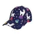 thumbnail image 1 of Fotbe Lama In Space Baseball Cap, Lama In Space Print Dad Hat,Outdoor Hat,Adjustable Sports Cap, Perfect For Activities, 1 of 9