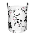 thumbnail image 1 of Fotbe Laundry Hamper With Durable Leather Laundry Basket Cute Cow And Milk Stains Thickened Waterproof Round Collapsible Laundry Hamper, Dirty Clothes Laundry Basket, 1 of 8