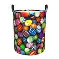 thumbnail image 1 of Fotbe Easter Eggs2 Laundry Basket with Handles, Waterproof Large Laundry Hamper, Wash Bag for Corner Dorm, Rolling Laundry Basket with Handles-Small, 1 of 8