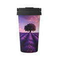 thumbnail image 1 of Fotbe Lavender Field Sunset Printed Insulated Travel Coffee Mug Spill Proof Leak Proof Stainless Steel Coffee Tumbler Reusable Coffee Cups with Lids Thermos, 1 of 8